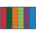 Carpets For Kids Carpets for Kids 4025 Colorful Rows Seating Rug 4025